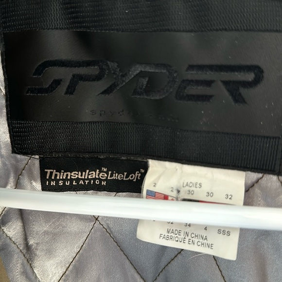 Spyder insulated Ski coat Size US 2 - Picture 2 of 5